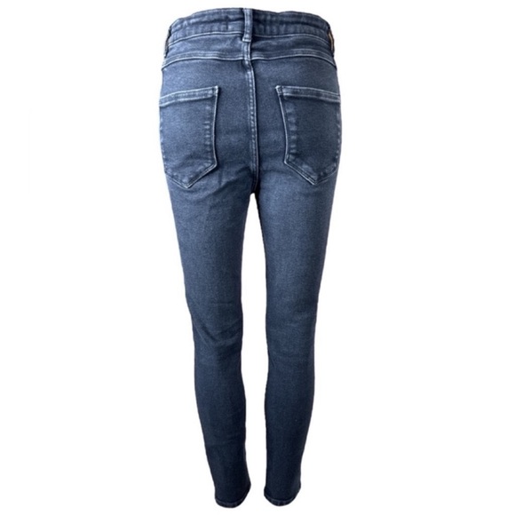 ZARA Woman Premium Denim Collection High Rise Skinny Jeans in Black, Size 8. - Picture 2 of 9